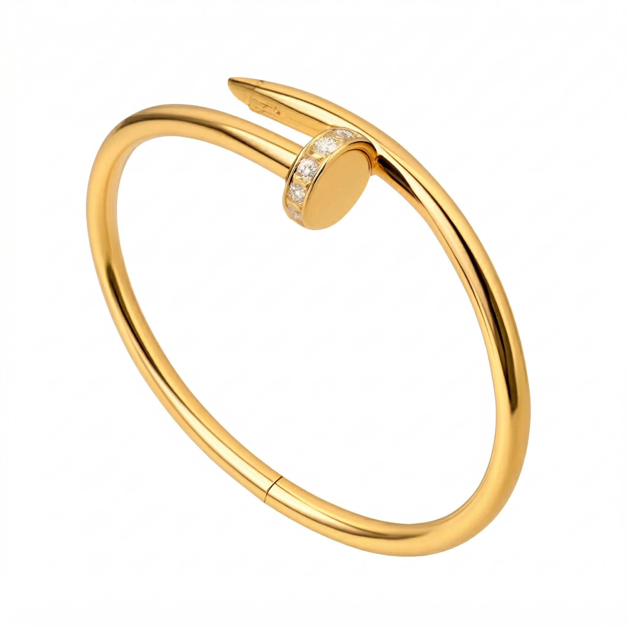 Bracciale Chiodo Elegante con Zirconi