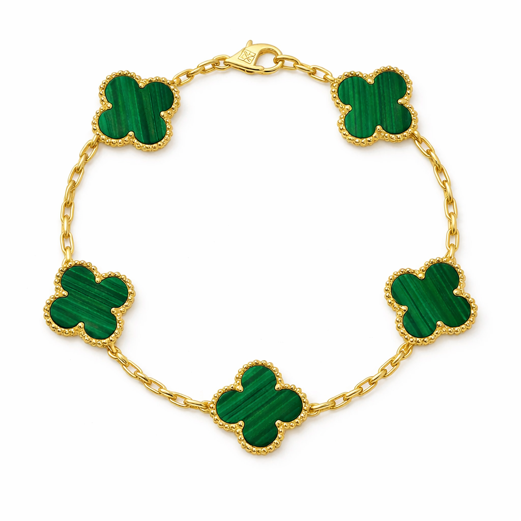 Quadrifoglio Oro e Verde