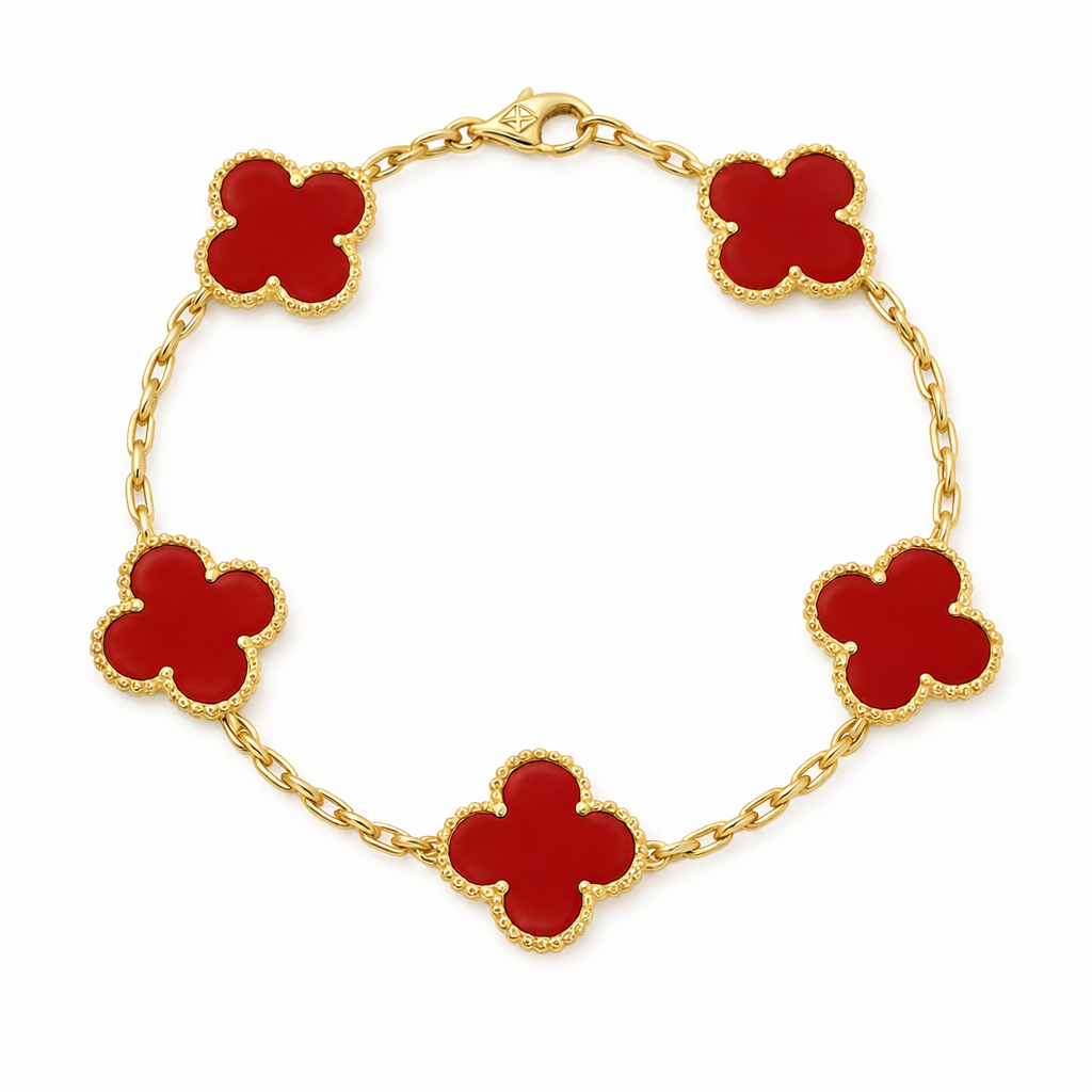 Quadrifoglio Oro e Rosso